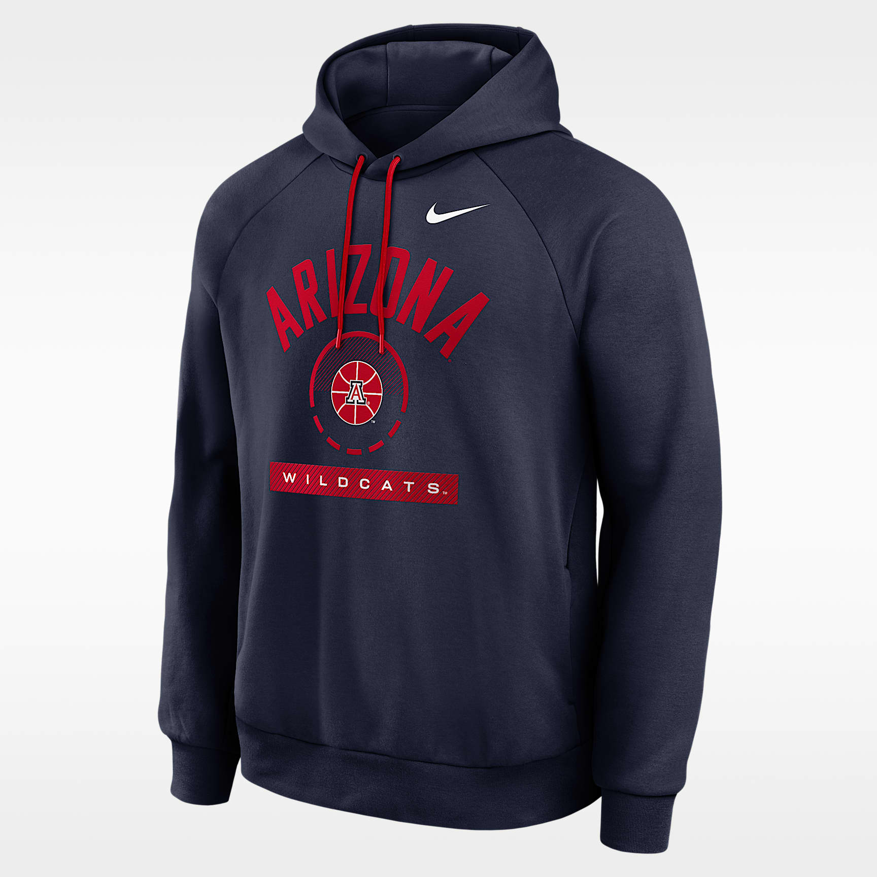 Arizona Courtside Men's Nike Dri-FIT College Pullover Hoodie. Nike.com